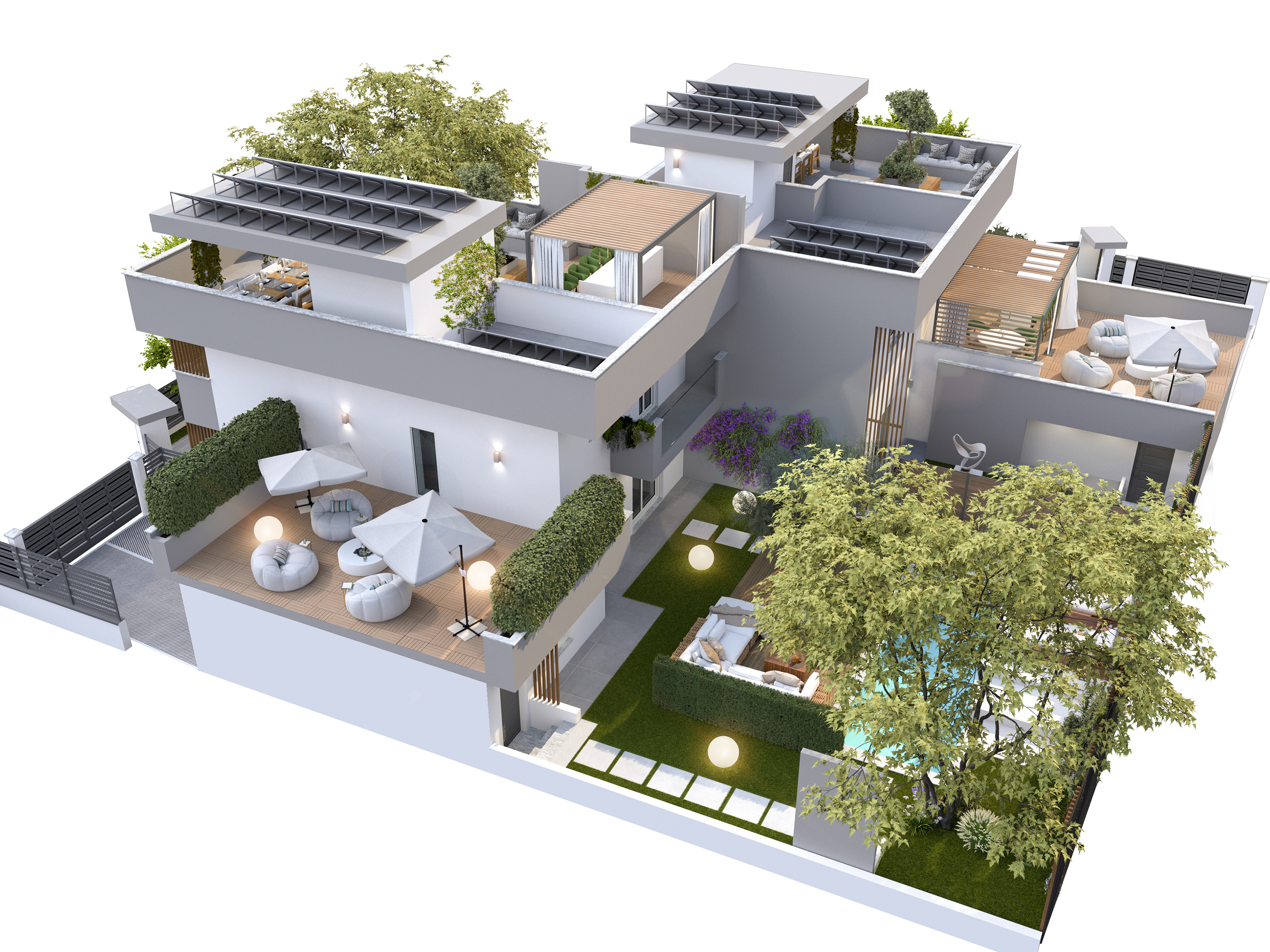 Villa singola con giardino